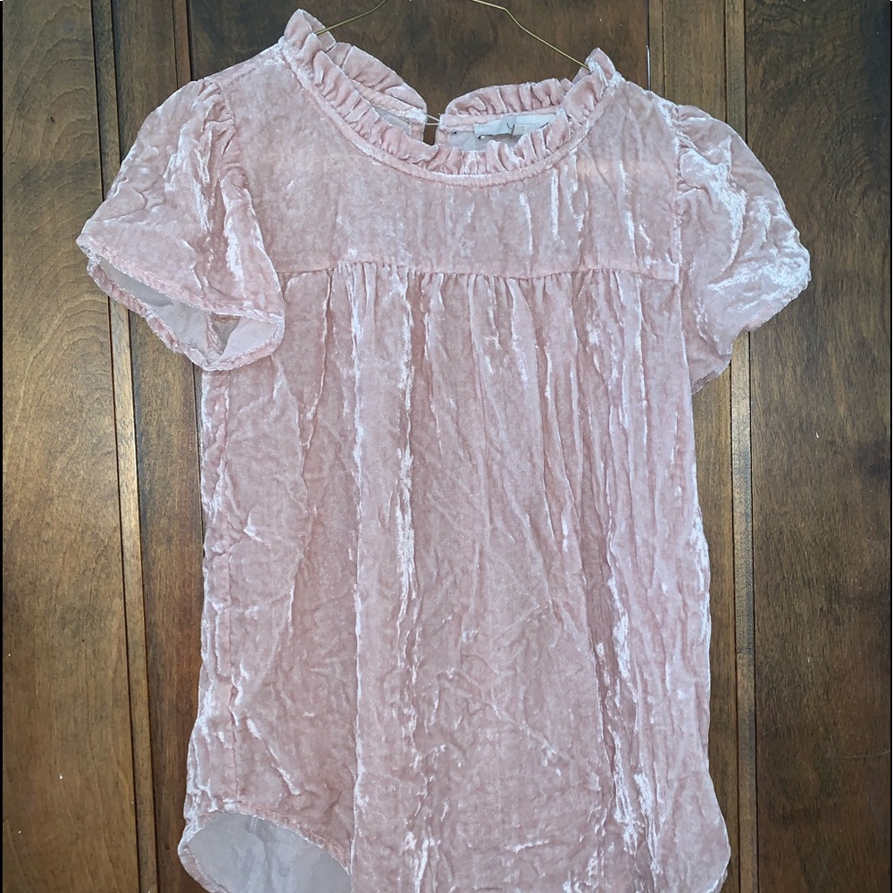 Trendy Loft crushed velvet shirt